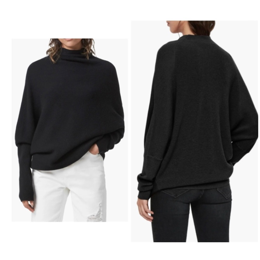 Ridley Funnel Neck Wool Sweater